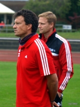Das Treubunder Trainergespann: Lakämper (l.) und Bunge coachen den MTV auch in der neuen Saison weiter. Foto: mip