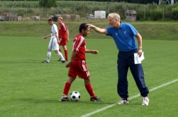 Sabri Delen mit Trainer Gerd Bruns